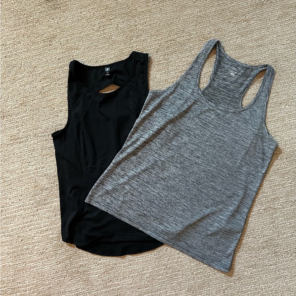Two workout tanks